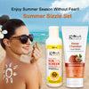 Globus Naturals Summer Sizzle Set - Sunscreen Lotion SPF 50++ 100 ml & Kesar Chandan Face Wash 75 gm