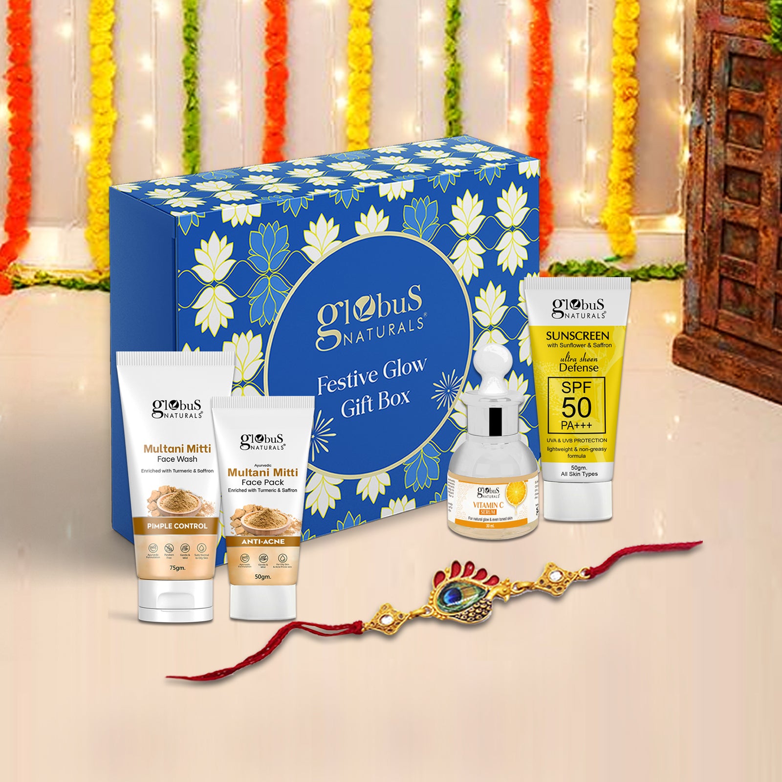 Globus Naturals Rakhi Gift Box: A Natural Celebration of Love and Tradition