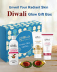 Globus Naturals Dazzling Diwali Gift Box Set of 3,  Daily Moisturising Body Lotion 100 ml, Hand & Foot Cream 100gm, Multani Mitti Face Wash 75gm