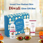 Globus Naturals Dazzling Diwali Gift Box Set of 3,  Daily Moisturising Body Lotion 100 ml, Hand & Foot Cream 100gm, Multani Mitti Face Wash 75gm