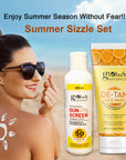 Summer Sizzle Set - Sunscreen Lotion SPF 50++ 100 ml & De-Tan Face Wash 100g