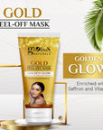 Gold Peel Off Mask Enriched with Vitamin-E, For Golden Glow & Radiance