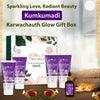 Globus Naturals Karwachauth Kumkumadi Glow Gift Box Set of 5 - Face Wash 100 gm, Face Cream 100 gm, Face Scrub 100 gm, Face Pack 100 gm &amp; Face Serum 30 ml