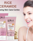 Rice Ceramide Combo, Set of 2, Face Cream & Face Wash