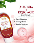 AHA BHA Herbal Face Wash, For Skin Brightening, 100 ml