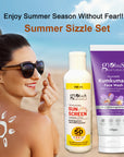 Summer Sizzle Set - Sunscreen Lotion SPF 50++ 100 ml & Kumkumadi Face Wash 100g