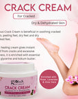 Crack Cream For Dry Cracked Heels & Feet 100 g