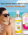 Summer Sizzle Set - Sunscreen Lotion & Glycolic Face Wash