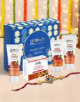 Rakhi Glow Radiance Kesar Chandan Gift Box Set of 4