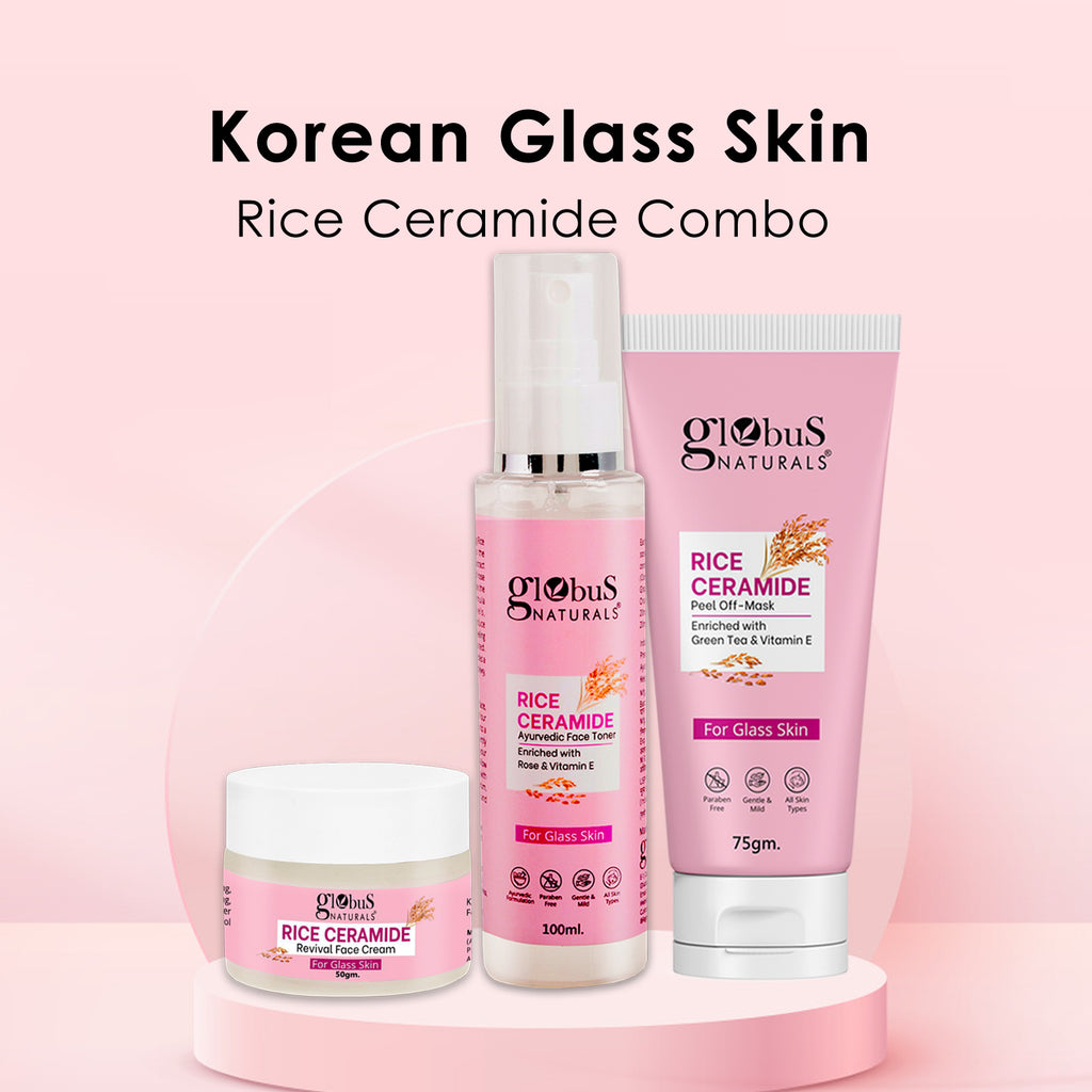 Rice Ceramide Combo For Korean Glass Skin, Set of 3