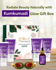 Globus Naturals Kumkumadi Diwali Glow Gift Box, Set of 5 - Face Wash 100 gm, Face Scrub 100 gm, Face Cream 100 gm, Face Pack 100 gm, Face Serum 30 ml