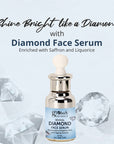 Globus Naturals Revival Diamond Shine Boosting & Anti Ageing Face Serum, Natural & Ayurvedic Formula, Chemical Free, Cruelty Free, Suitable For All Skin Types, 30 ml