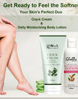 Globus Naturals Skin Nectar Body Care Combo Daily Moisturzing Body Lotion & Crack Cream