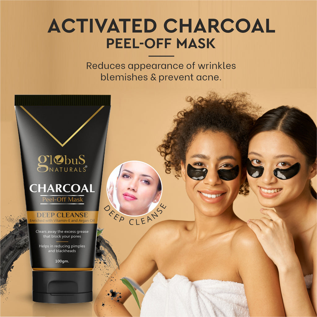 Charcoal Peel Off Mask with Vitamin-E 100 gm