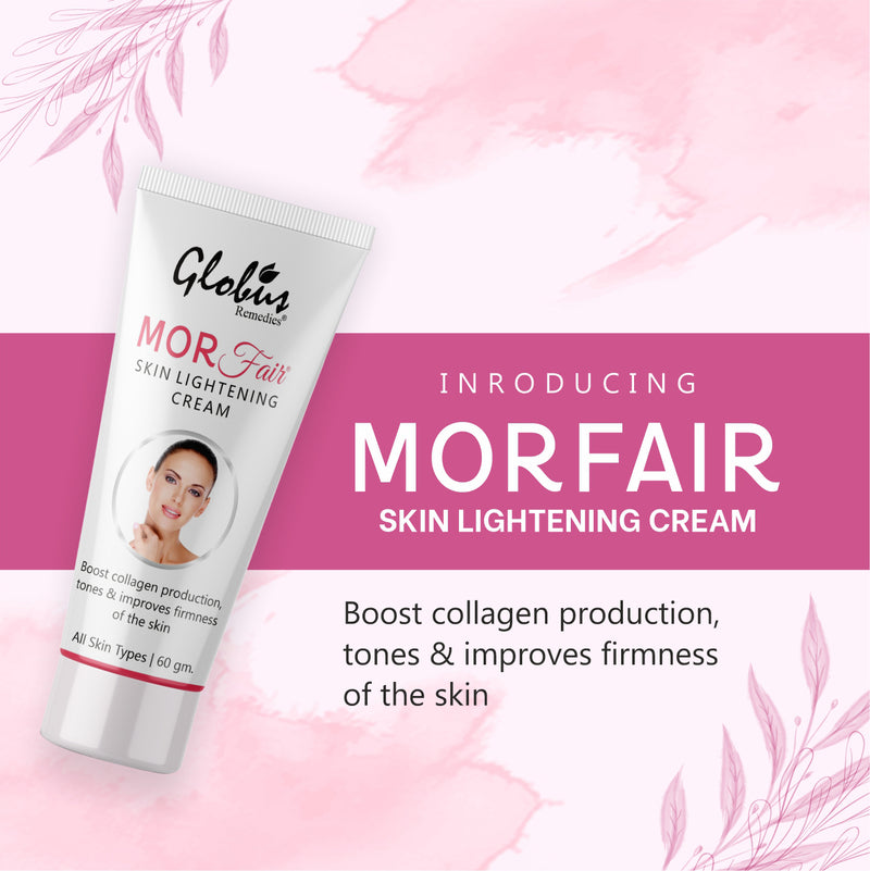 Globus Naturals Velvet Glow Skin Care Combo Velvet Rose Body Lotion & Morfair Cream