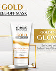 Gold Peel Off Mask Enriched with Vitamin-E, For Golden Glow & Radiance