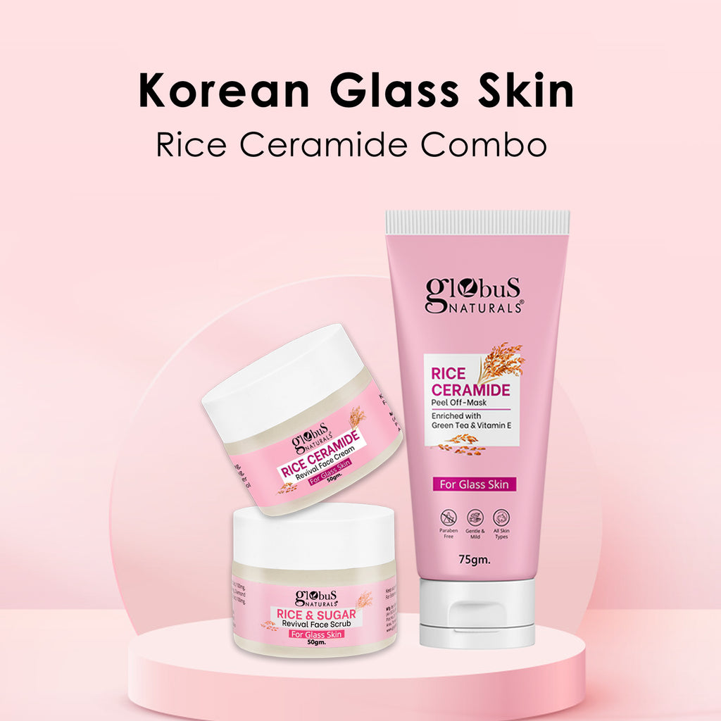 Rice Ceramide Combo For Korean Glass Skin, Set of 3