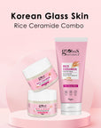 Rice Ceramide Combo For Korean Glass Skin, Set of 3