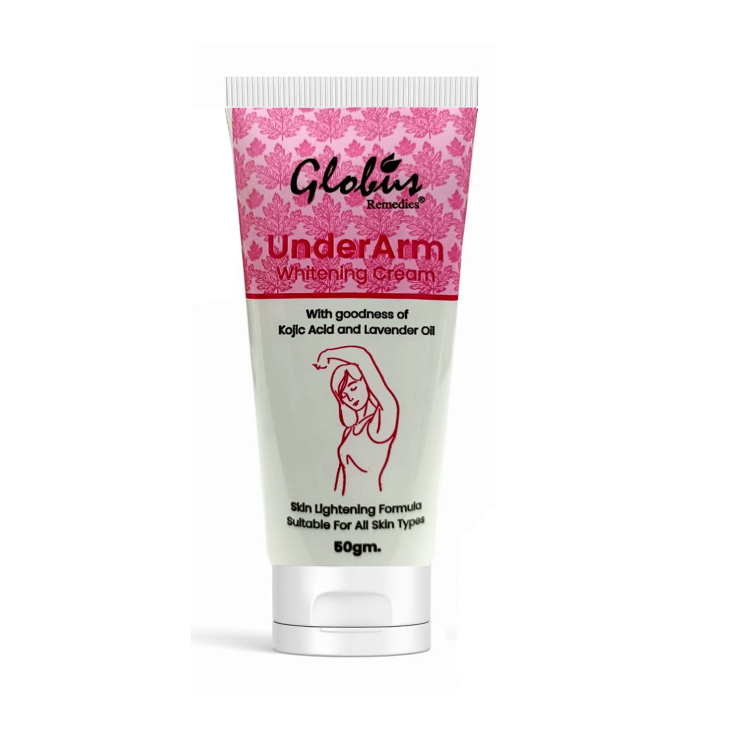 Globus Remedies Under Arm Whitening Cream Skin Lightening Formula