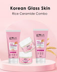 Rice Radiance Combo For Korean  Glass Skin, Set of 4