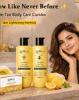 Detan Body Care Summer Kit  For Tan Removal, Deep Cleansing & Hydration 600ml