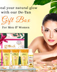 De-Tan Face Wash, Face Cream, Face Scrub & Face Pack Combo, For All Skin Types