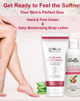 Globus Naturals Butter Soft Body Care Combo Daily Moisturzing Body Lotion & Hand and Foot Cream