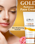 Gold Radiance Anti Ageing & Brightening Face Cream, Skin Lightening Formula, Reduces Fine Lines & Wrinkles, 100gms