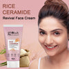 Rice Ceramide Revival Face Cream, Enriched with Sunflower & Coffee, Ayurvedic Formula, Paraben Free, Gentle & Mild, Suitable For All Skin Types, 50 gm