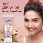 Rice Ceramide Revival Face Cream, Enriched with Sunflower & Coffee, Ayurvedic Formula, Paraben Free, Gentle & Mild, Suitable For All Skin Types, 50 gm