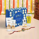 Globus Naturals Radiance Multani Mitti Rakhi Gift Box Set of 4 - Multani Mitti Face Wash 75g, Multani Mitti Face Pack 50g, Sunscreen 50 gm & Vitamin C Face Serum 30 ml