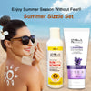 Summer Sizzle Set - Sunscreen Lotion SPF 50++ 100 ml & Lavender Face Wash 75 gm