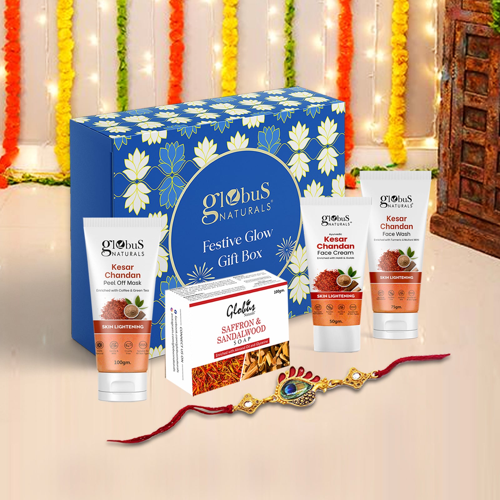 Globus Naturals Rakhi Gift Box: A Natural Celebration of Love and Tradition