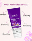 Globus Naturals Ayurvedic Kumkumadi Skin Lightening Face Scrub, Enriched with Walnut & Lotus Extract, Chemical Free, Cruelty Free, Suitable For All Skin Types, 50 gm