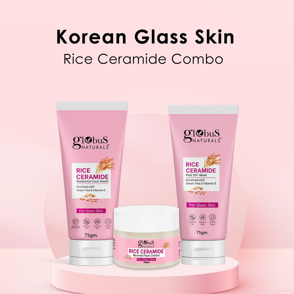 Rice Ceramide Combo For Korean Glass Skin, Set of 3