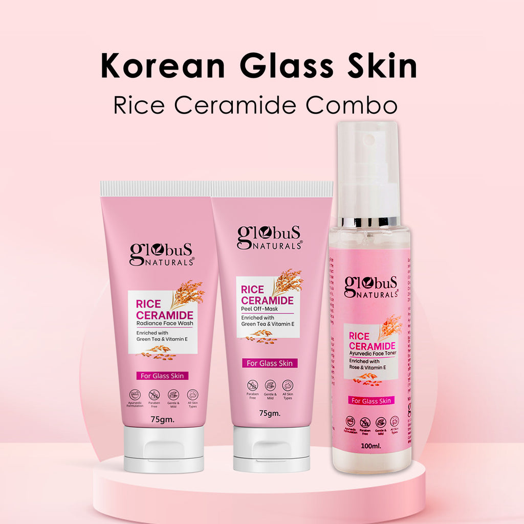 Rice Ceramide Combo For Korean Glass Skin, Set of 3