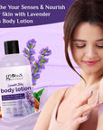 "Globus Naturals Lavender Bliss Body Lotion, Enriched with Coconut Oil and Cucumber Extracts, Ayurvedic Preparation, Paraben Free, Gentle & Mild, Suitable For All Skin Types, 200 ml "