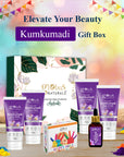 Globus Naturals Pre & Post Holi Ritual Herbal Kumkumadi skin care Gift Box, For All Skin Types, Both Men & Women, Set of 5 - Face Wash 100 gm, Face Scrub 100 gm, Face Cream 100 gm, Face Pack 100 gm, Face Serum 30 ml