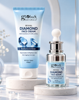 Diamond Radiance Duo, Face Cream & Serum for Luminous Glow, Deep Hydration & Smooth, Radiant-Looking Skin for Men & Women