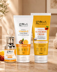 Vitamin C Skincare Combo For Brightening, Anti-Dullness & Sun Protection 225gm