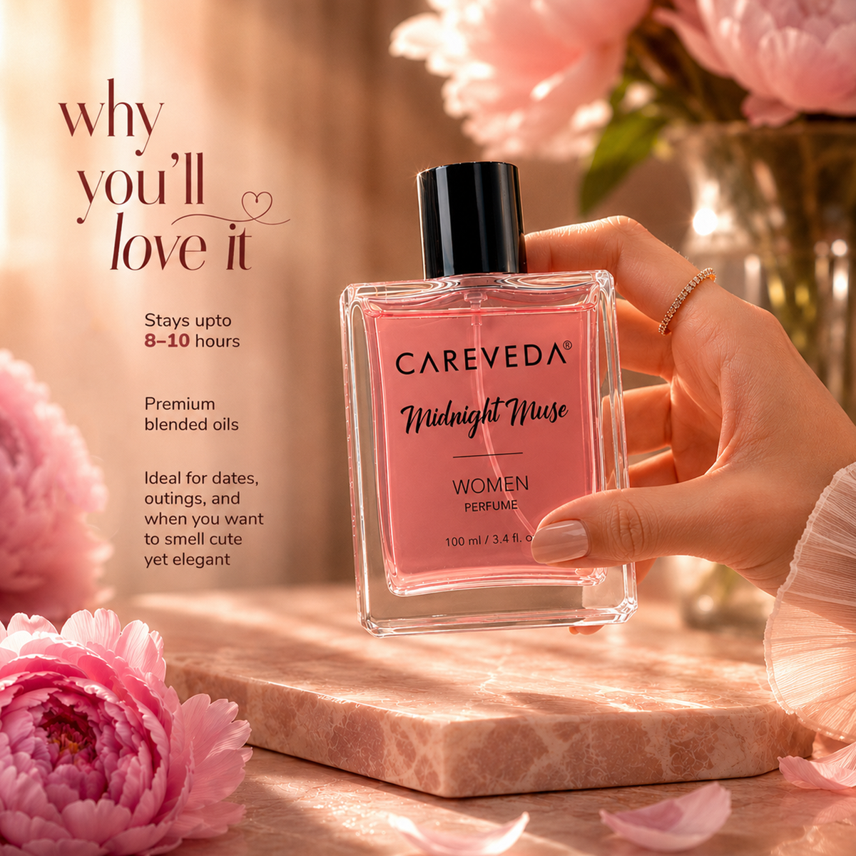 Midnight Muse Eau De Long Lasting Premium Perfume for Women