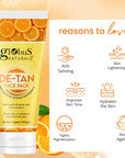 Globus Naturals Summer Sizzle Set - Sunscreen Lotion SPF 50++ 100 ml & De Tan Face Pack 100 gm