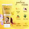 Globus Naturals Gold Peel Off Mask For Golden Glow, Enriched with Saffron & Vitamin-E, Brightening & Radiance, Suitable For All Skin Types, 75 g