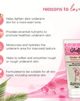 Globus Remedies Under Arm Whitening Cream, Skin Lightening Formula, Suitable For All Skin Types, 50 gm