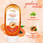 Globus Remedies Summer Sizzle Set - Glosika Sunscreen Lotion SPF 50++ 100 ml & Papaya Face Wash 100 ml