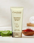 CareVeda Glutathione Sunscreen SPF 50++ Enriched with Hyaluronic & Kojic Acid For All Skin Types 50gm