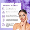 CareVeda LavenderGlow - Brightening and Refreshing Face Wash with Lavender Oil, For Hydration & Rejuvenation, Suitable For All Skin Types, 100gm