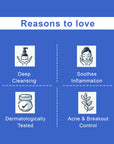 Globus Naturals 2% Sali-Cinamide Face Wash  Enriched with Hyaluronic Acid &  Vitamin-E Suitable for All Skin Types 50gm