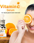 Globus Naturals Vitamin C Face Serum, for Natural Glow & Even Skin Tone, 30 ml