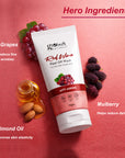 Red Wine Anti-Ageing Peel Off Mask for Glowing & Youthful Skin | Boosts Elasticity & Firmness | Deep Hydration | Improves Skin Texture & Skin Barrier | Anti-Aging Face Mask for Women & Men | 75g